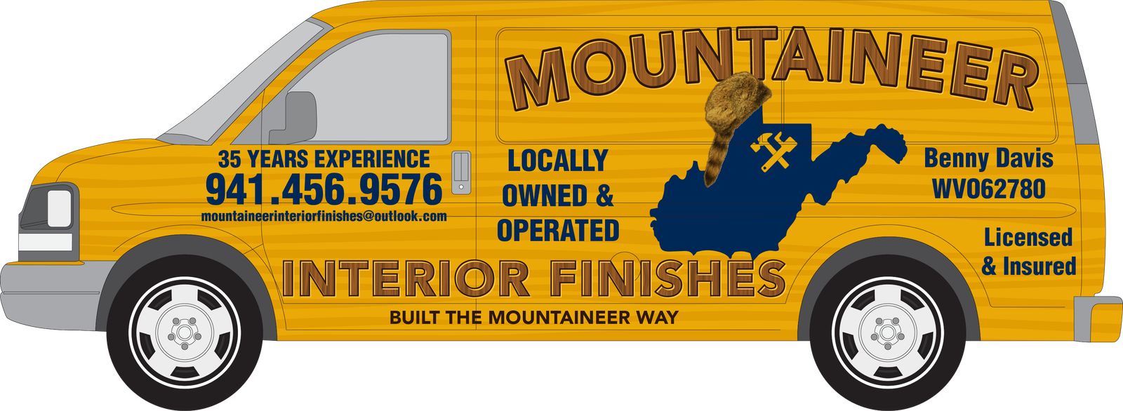 Mountaineer Interior Finishes van